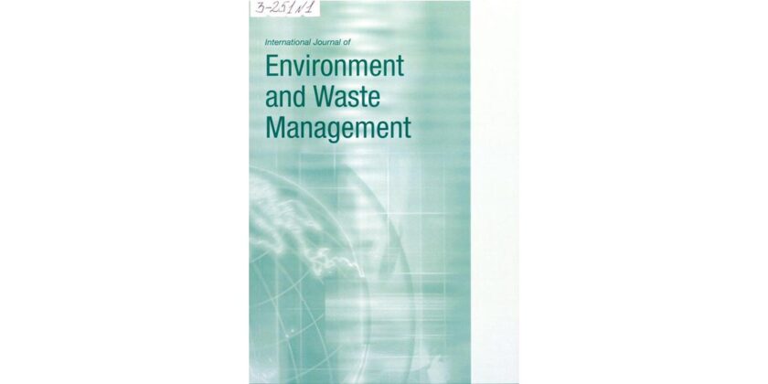 International Journal of Environment and Waste Management (IJEWM)