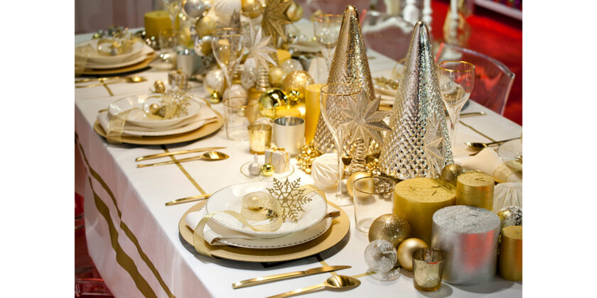 Как украсить стол на Рождество