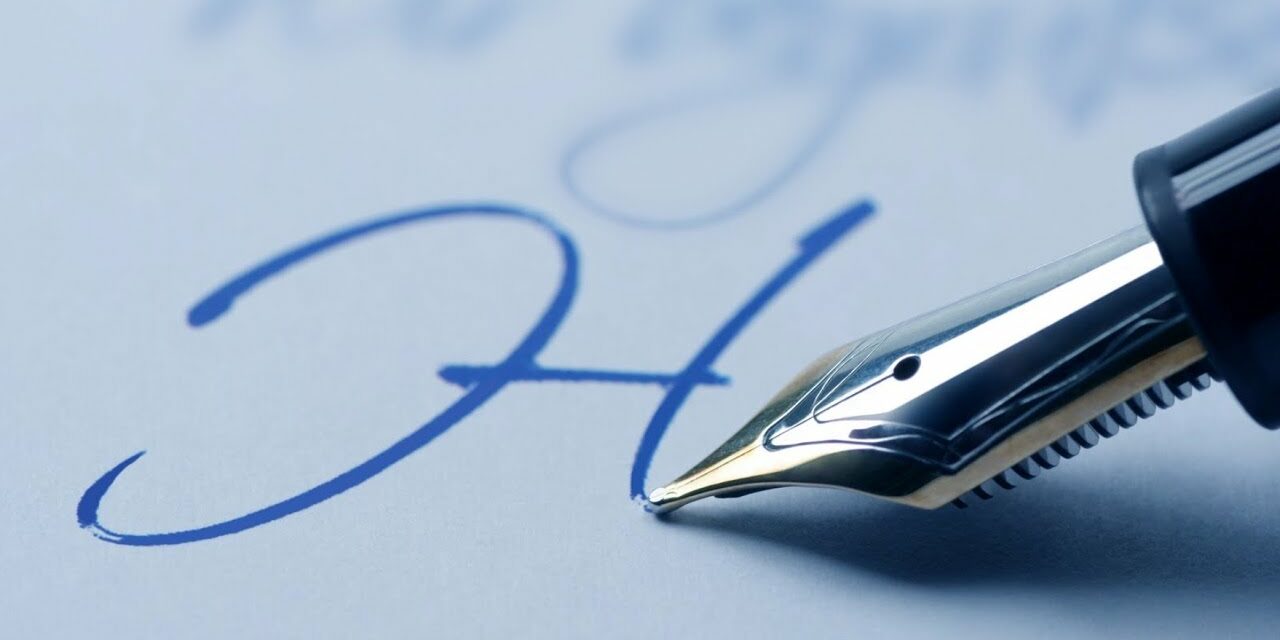 красивый почерк