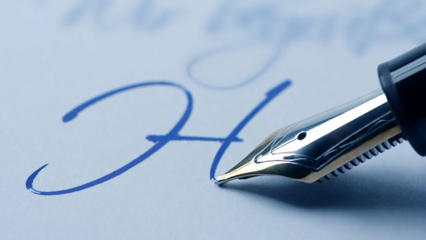 красивый почерк