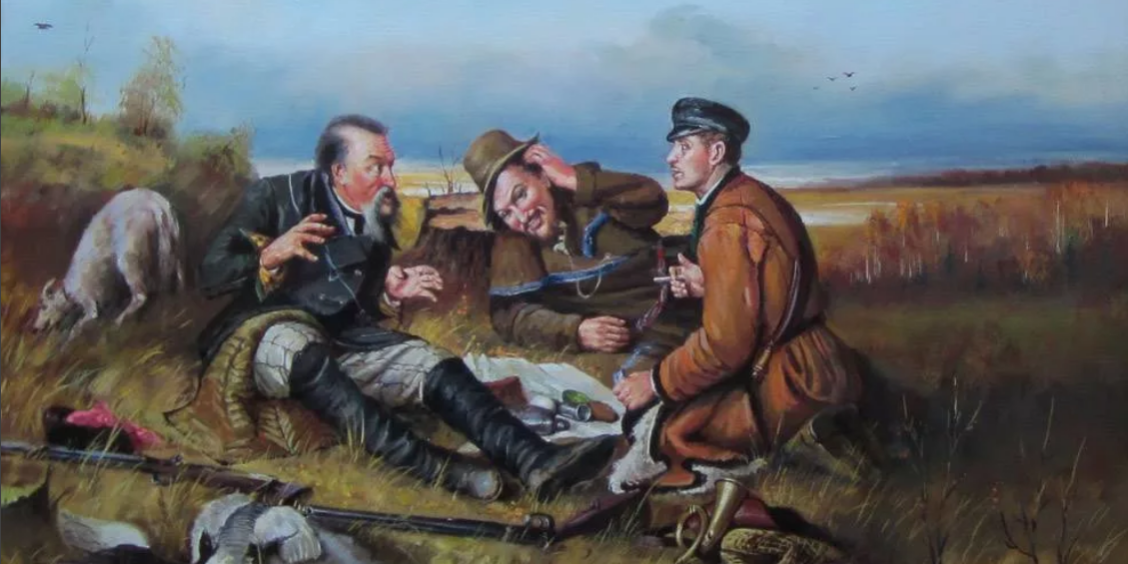 охотники на привале