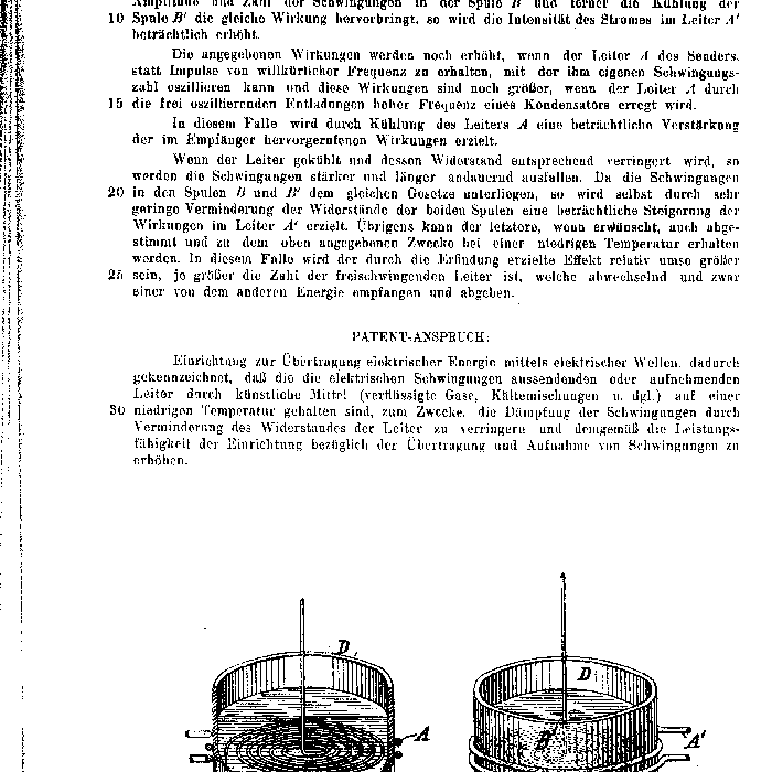 Никола Тесла получил более 300 патентов
