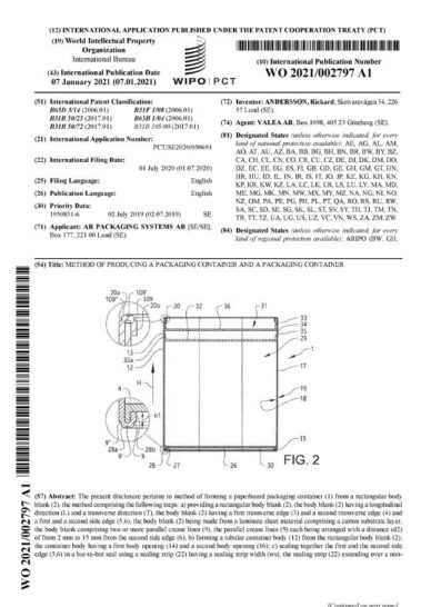 патент по тетрапак