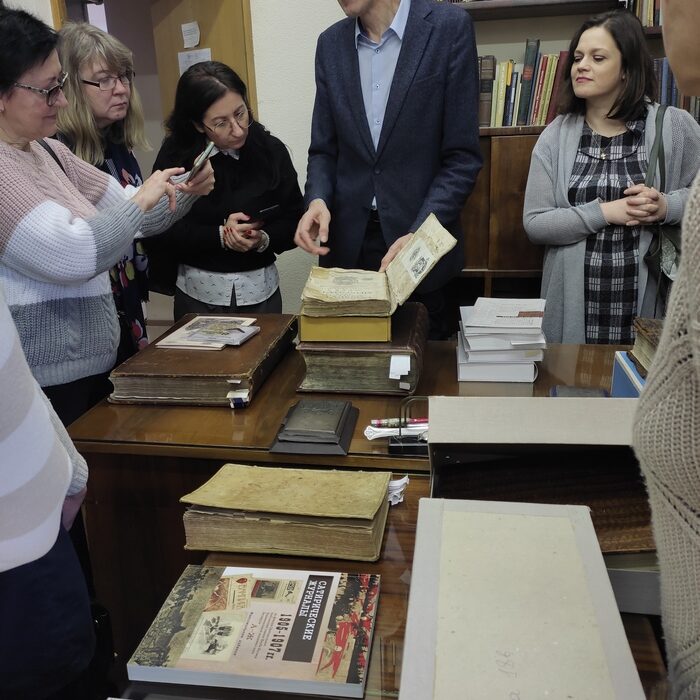 профессиональный визит библиотекарей РНТБ в Центральную научную библиотеку имени Якуба Коласа Национальной академии наук Беларуси