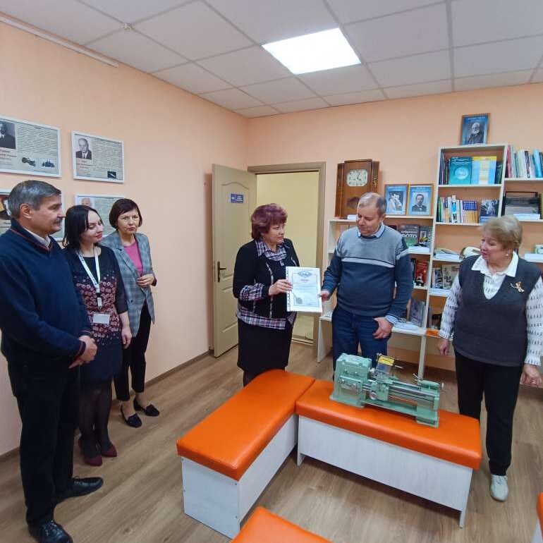 открытие кабинета истории изобретательства