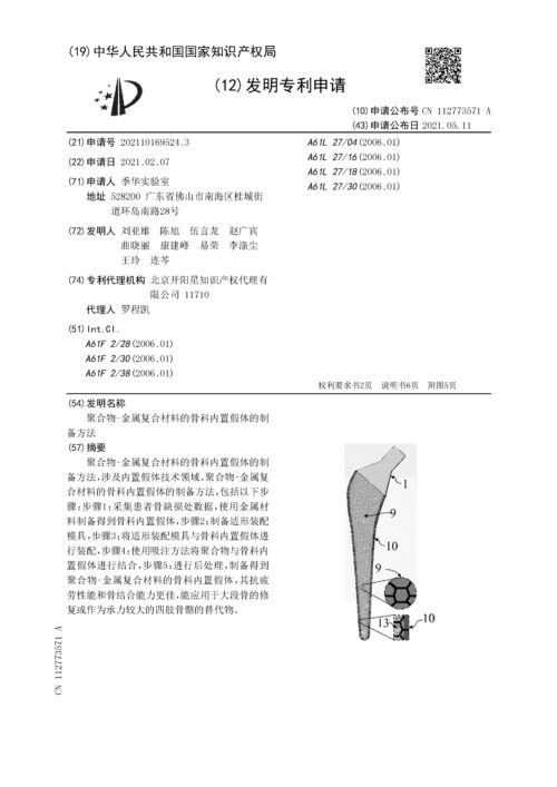 описание изобретения к патенту CN112773571A