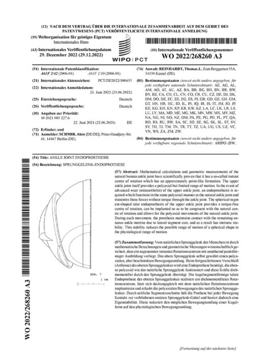описание изобретения к патенту WO2022268260