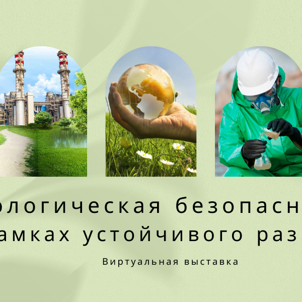 виртуальная выставка "Экологическая безопасность в рамках устойчивого развития"