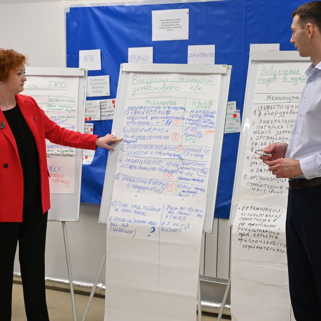 Форсайт-сессия «Определение путей долгосрочного развития Гродненской области в сфере «зеленой», в том числе циркулярной, экономики на период до 2040 года»