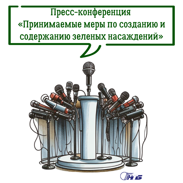 Пресс-конференция «Принимаемые меры по созданию и содержанию зеленых насаждений, в том числе, вдоль автомобильных дорог»