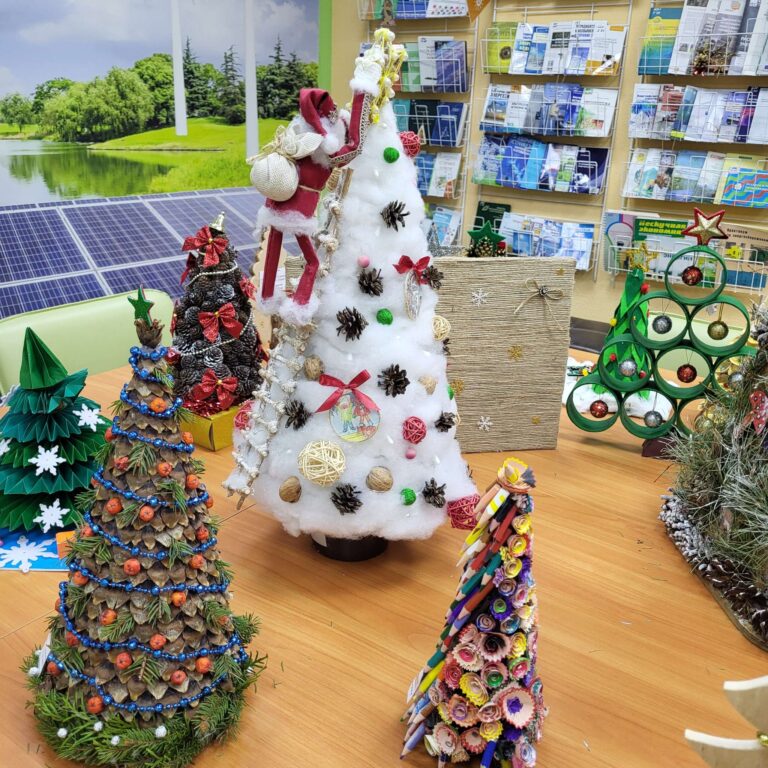 Итоги конкурса «Ёлочка» из экологических материалов