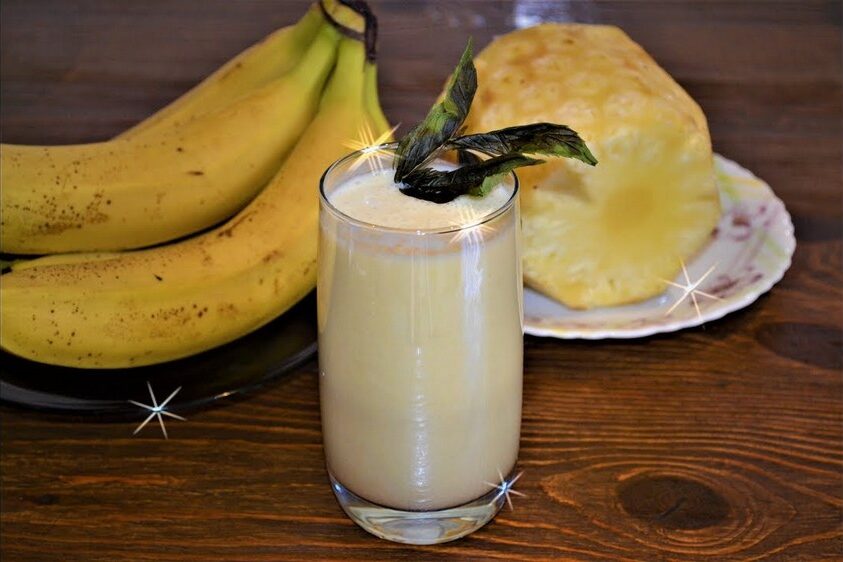 Инновационный кефирно-ананасовый напиток «Боба»