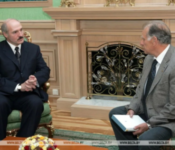 Александр Лукашенко и Жорес Алферов, 2005