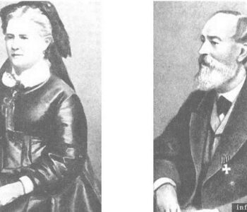 Мать и отец С.В. Ковалевской Е.Ф. Шуберт и В.В. Корвин-Круковский