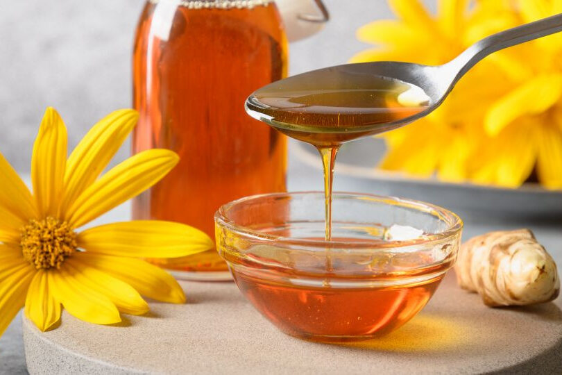 Десертное сливочное масло с сиропом из топинамбура